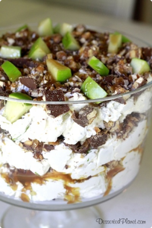 Apple Snickers Trifle | Chella's Common Cents